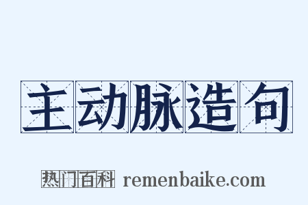 主动脉造句是什么意思的图片